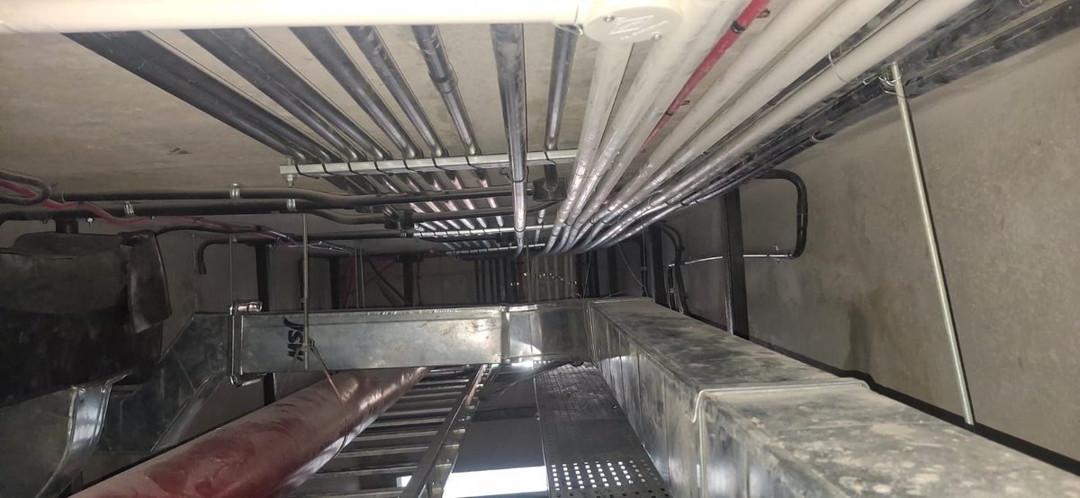 Ceiling conduit runs — KV Electro Tech Bangalore