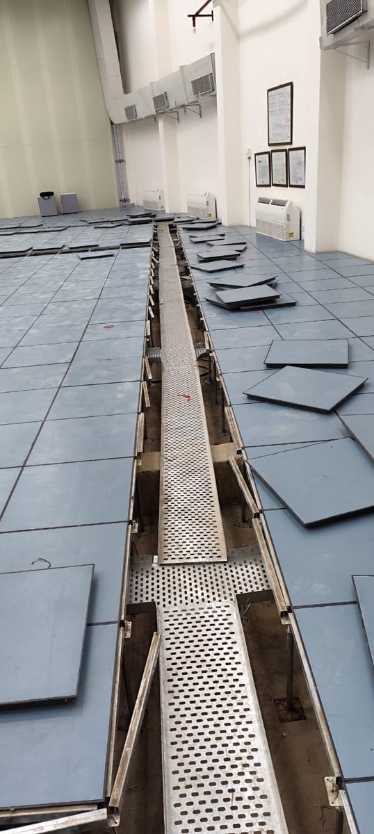 Cable tray run — KV Electro Tech Bangalore