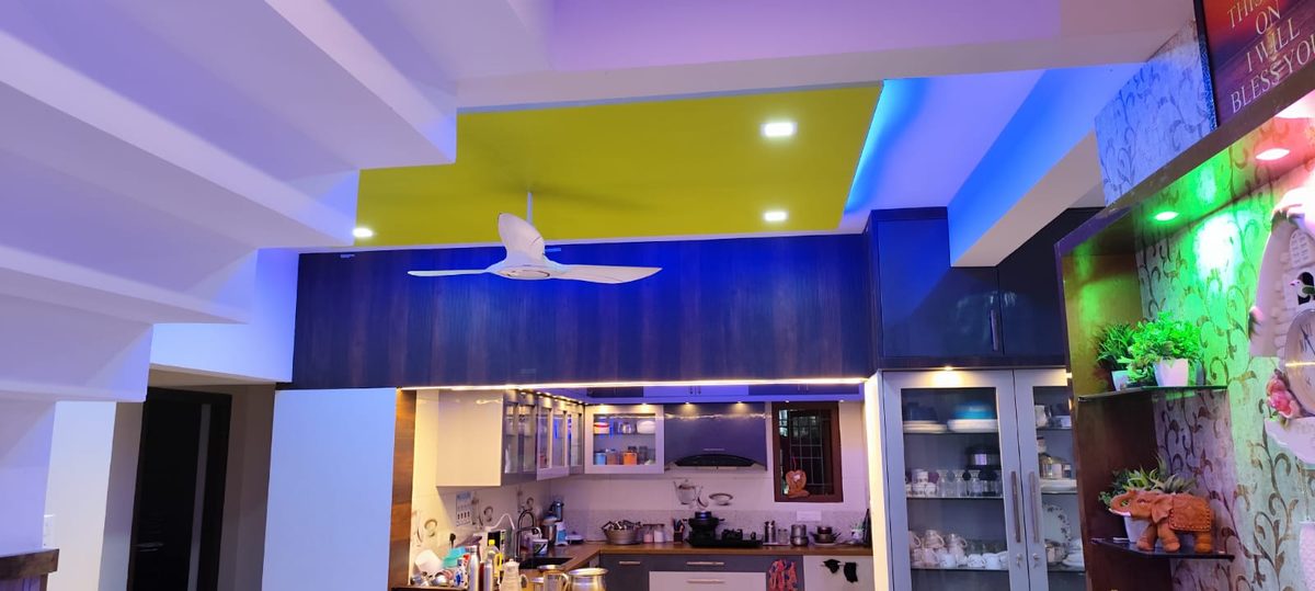 Commercial interior fit-out — KV Electro Tech Bangalore